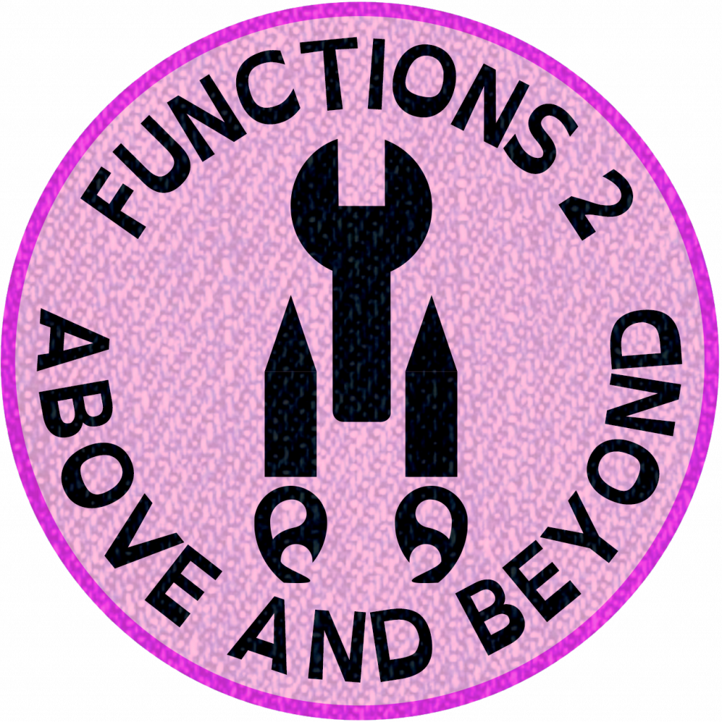 logo for badge functions 2 above and beyond